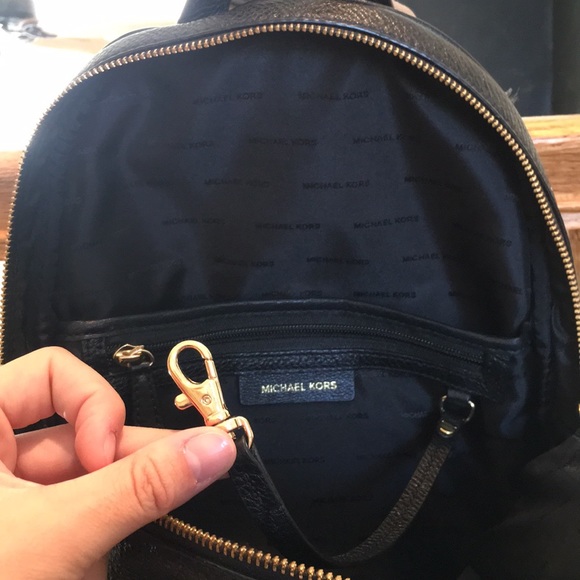 MICHAEL KORS Rhea Leather Backpack - Picture 7 of 8